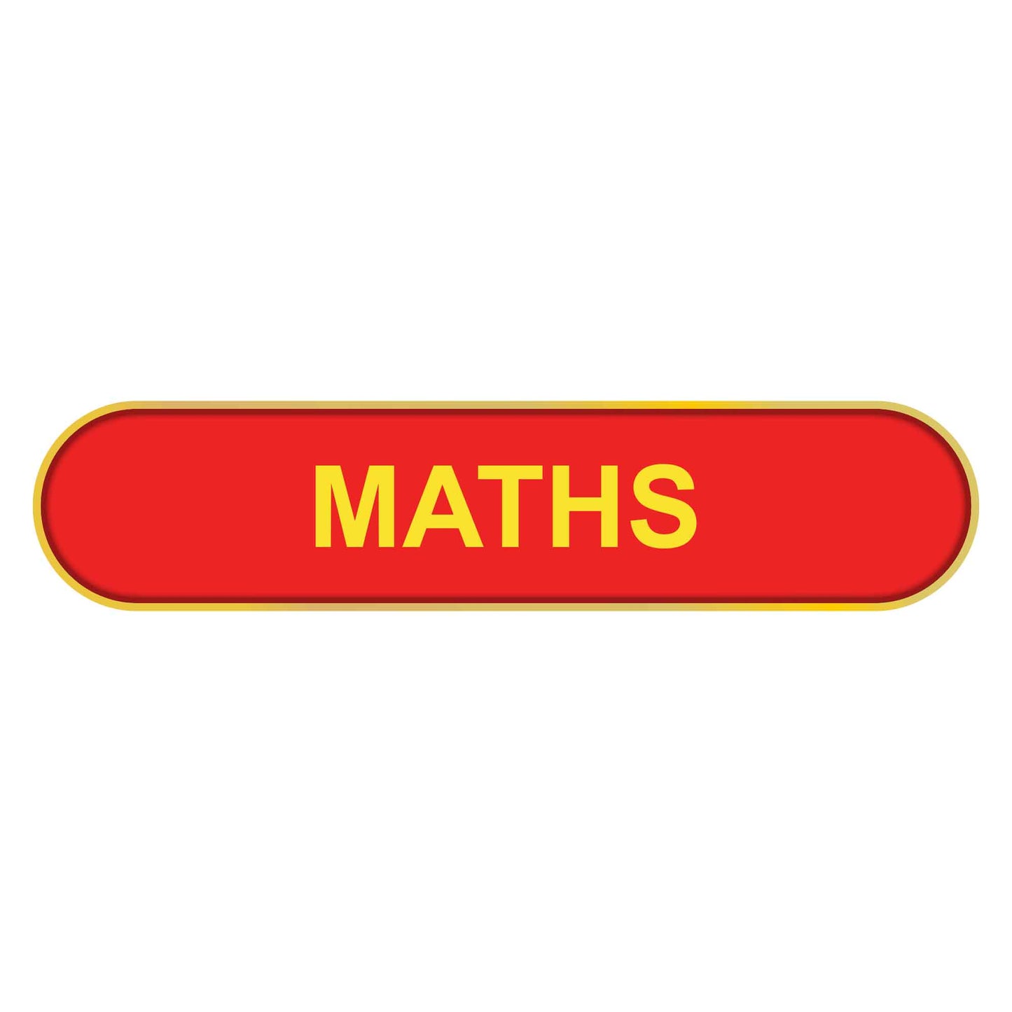 Blue Maths Bar Badge