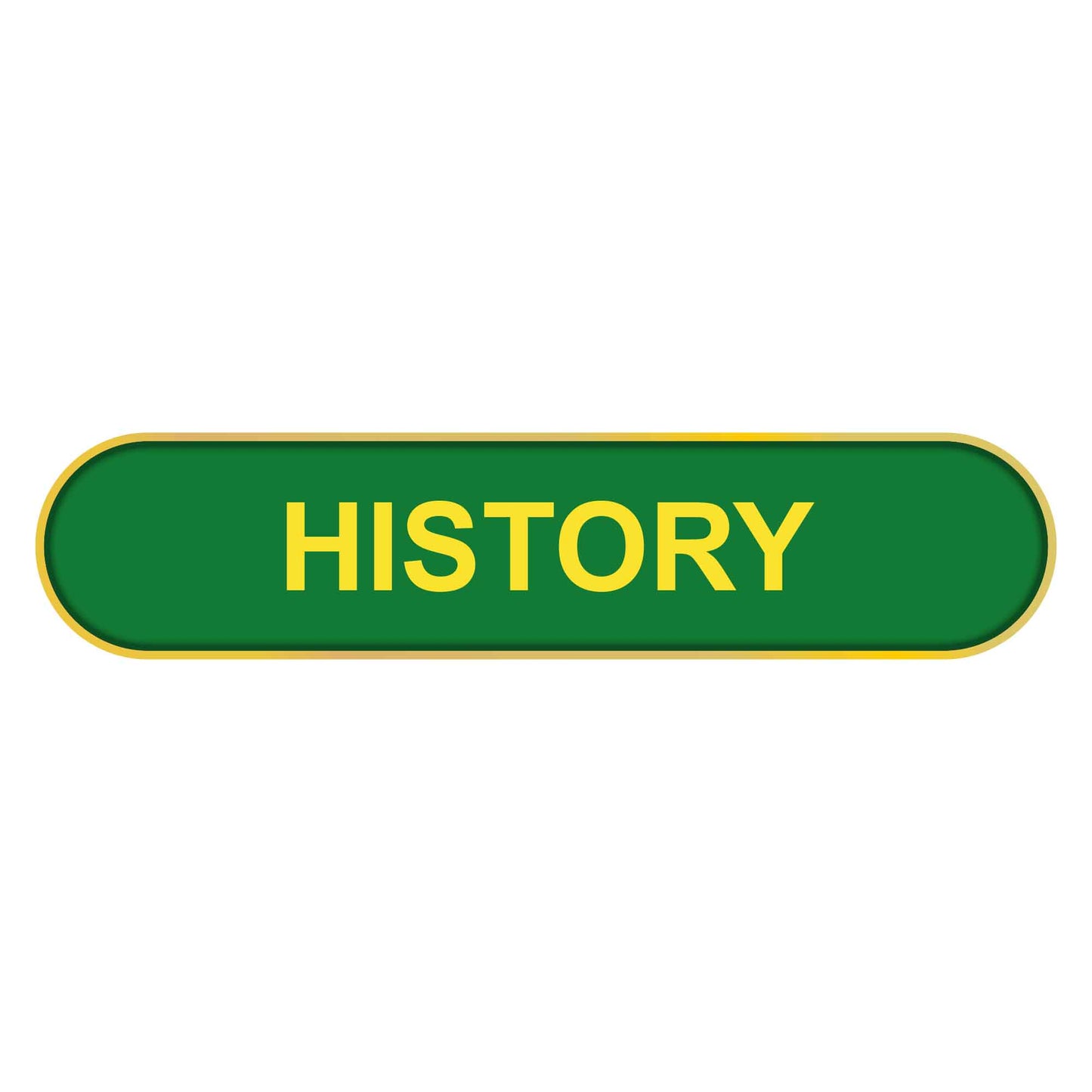 Blue History Bar Badge