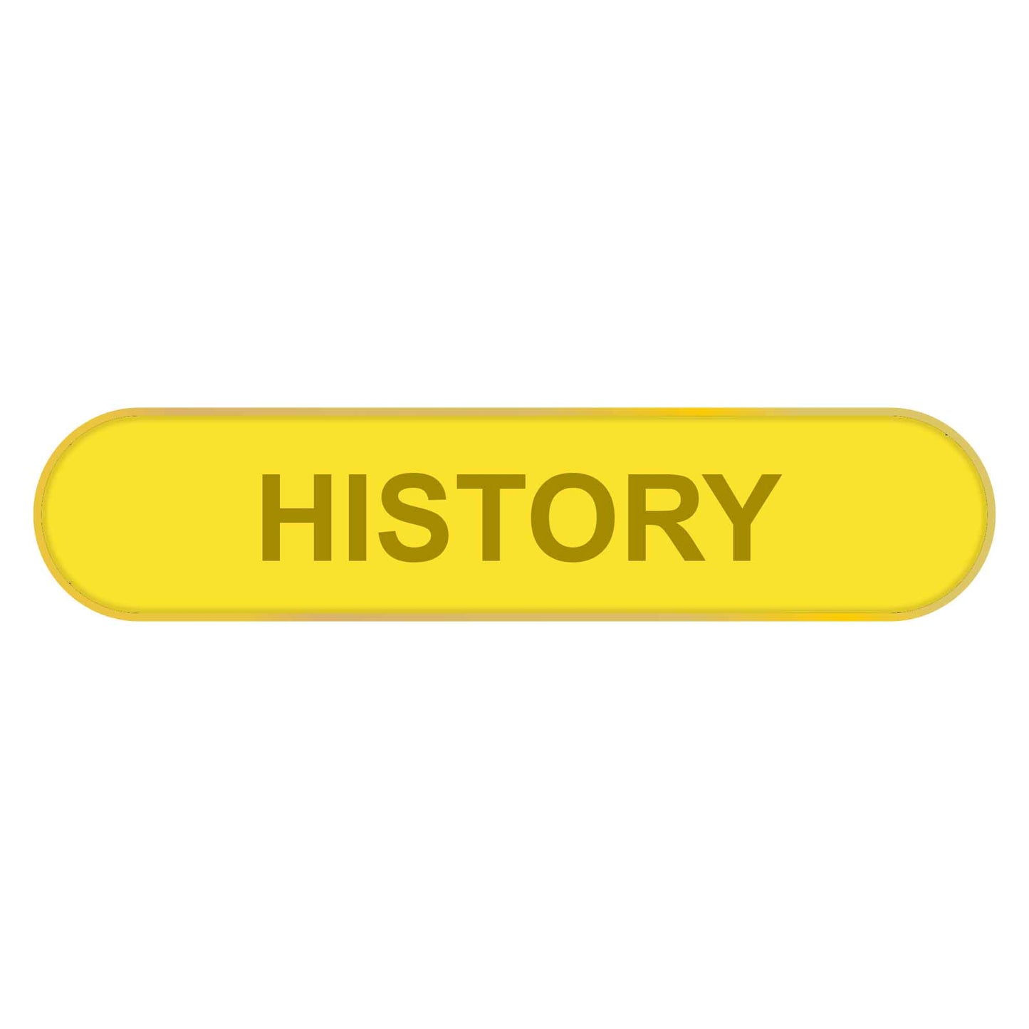 Blue History Bar Badge