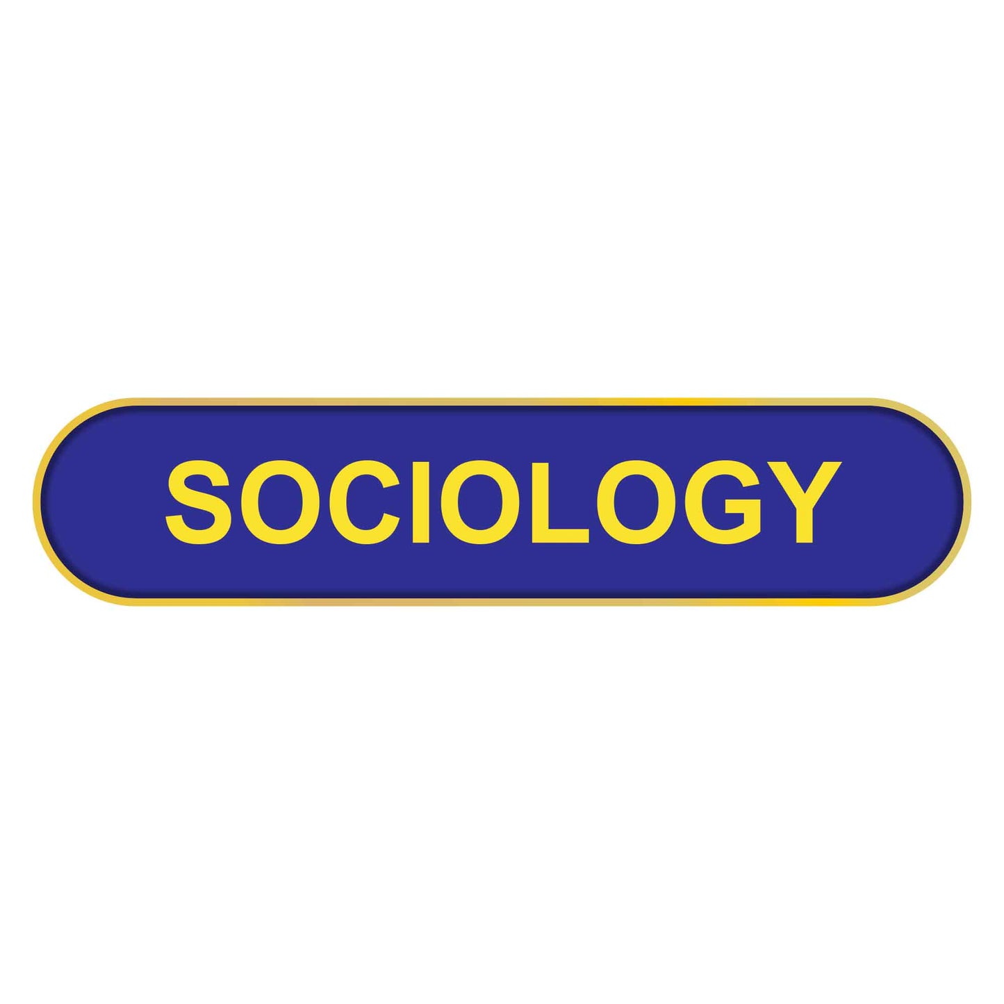 Blue Sociology Bar Badge