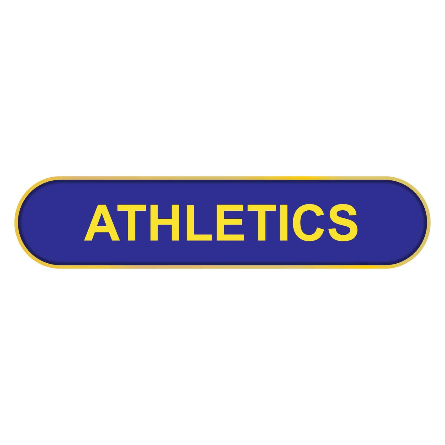 Blue Athletics Bar Badge