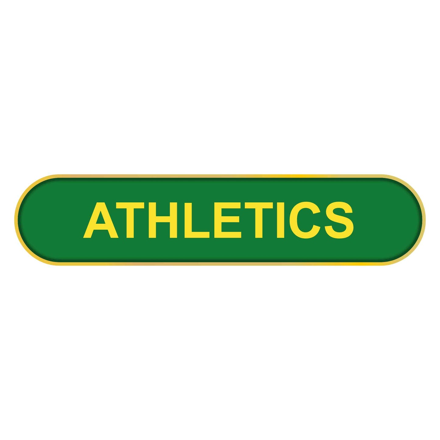 Blue Athletics Bar Badge