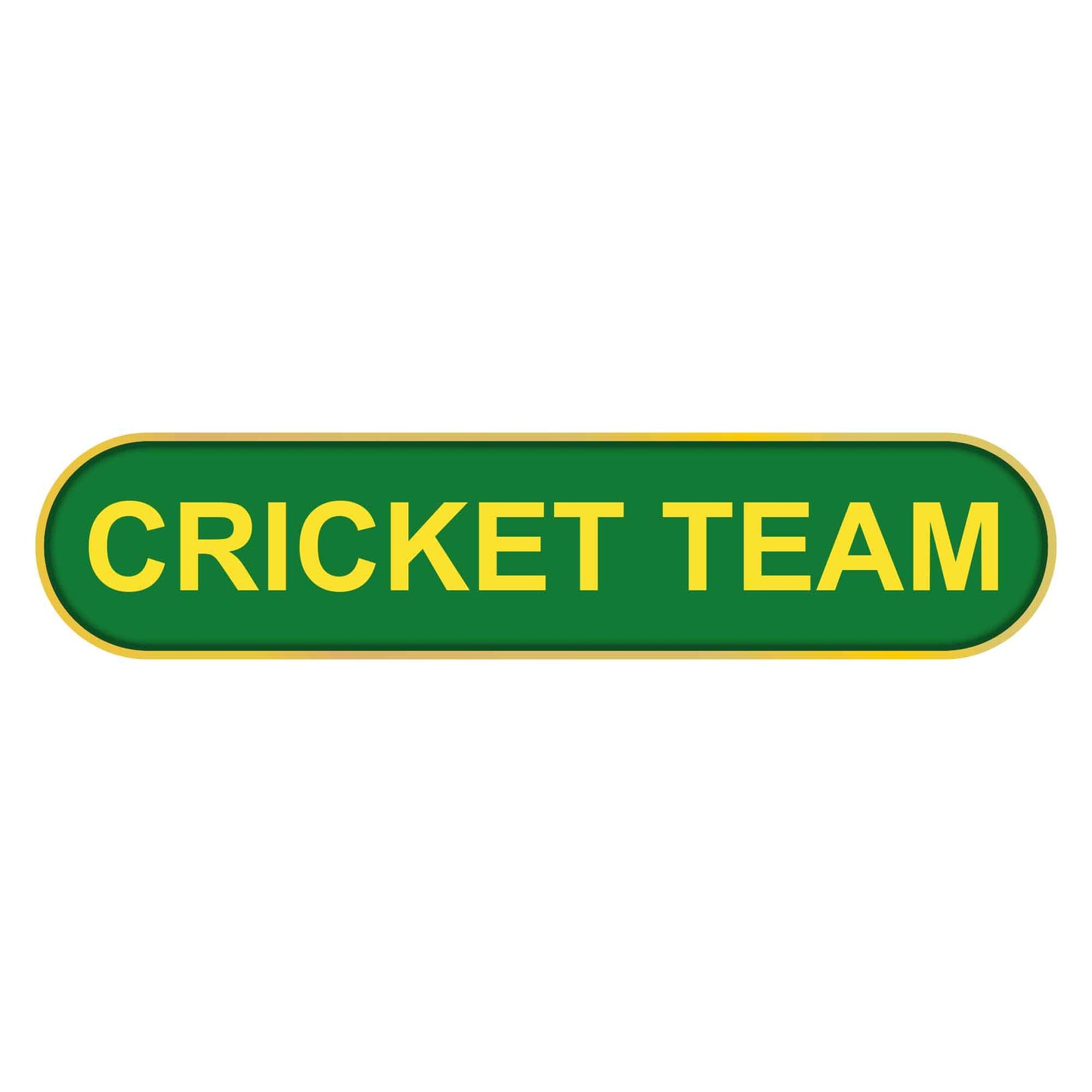 Blue Cricket Team Bar Badge