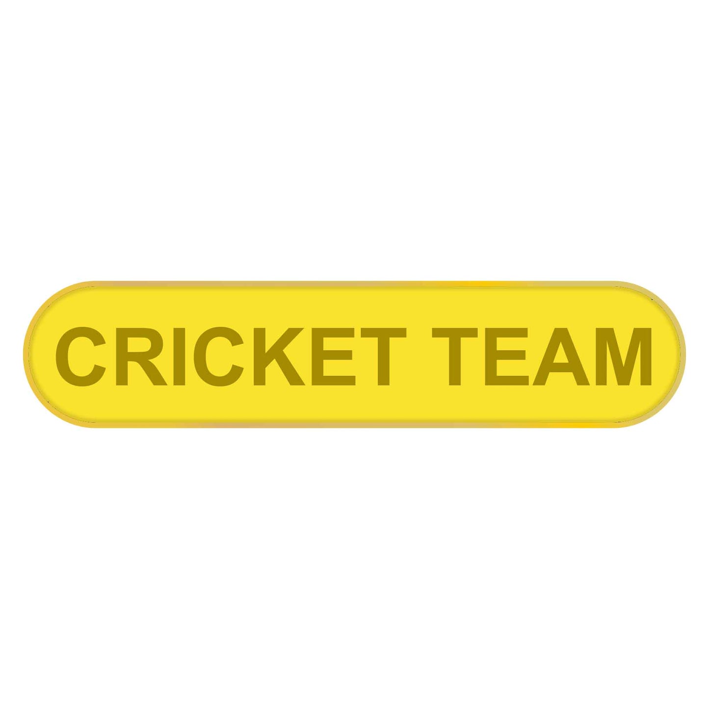 Blue Cricket Team Bar Badge