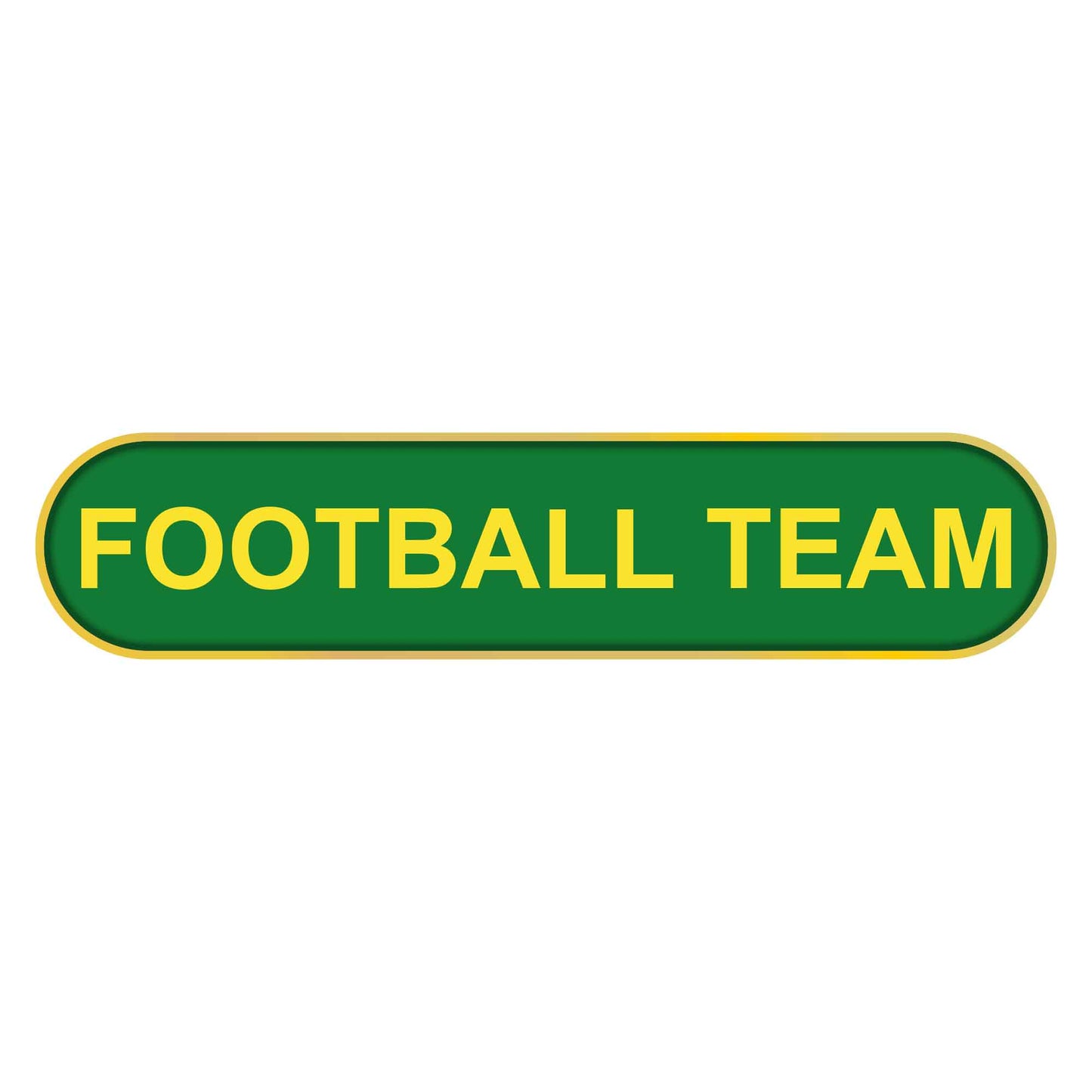 Blue Football Team Bar Badge