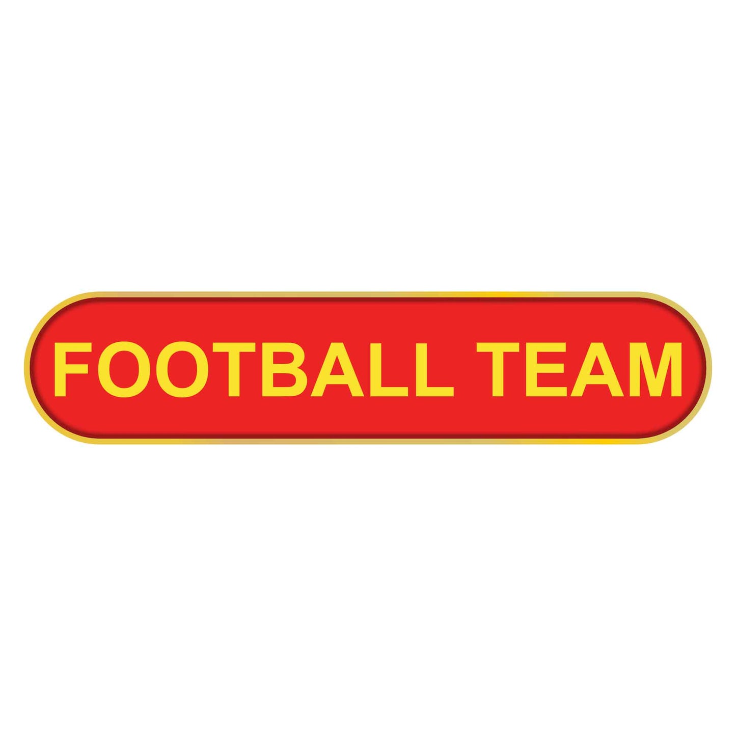 Blue Football Team Bar Badge