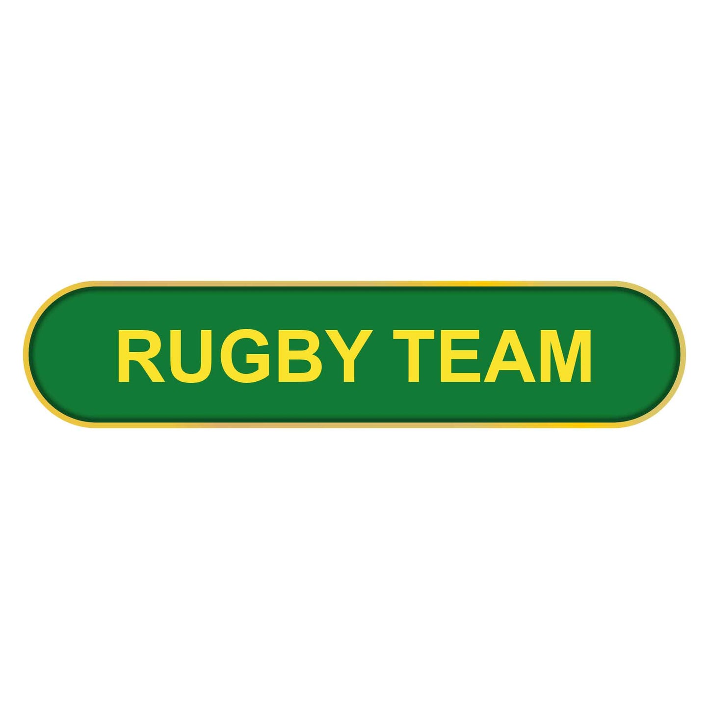 Blue Rugby Team Bar Badge