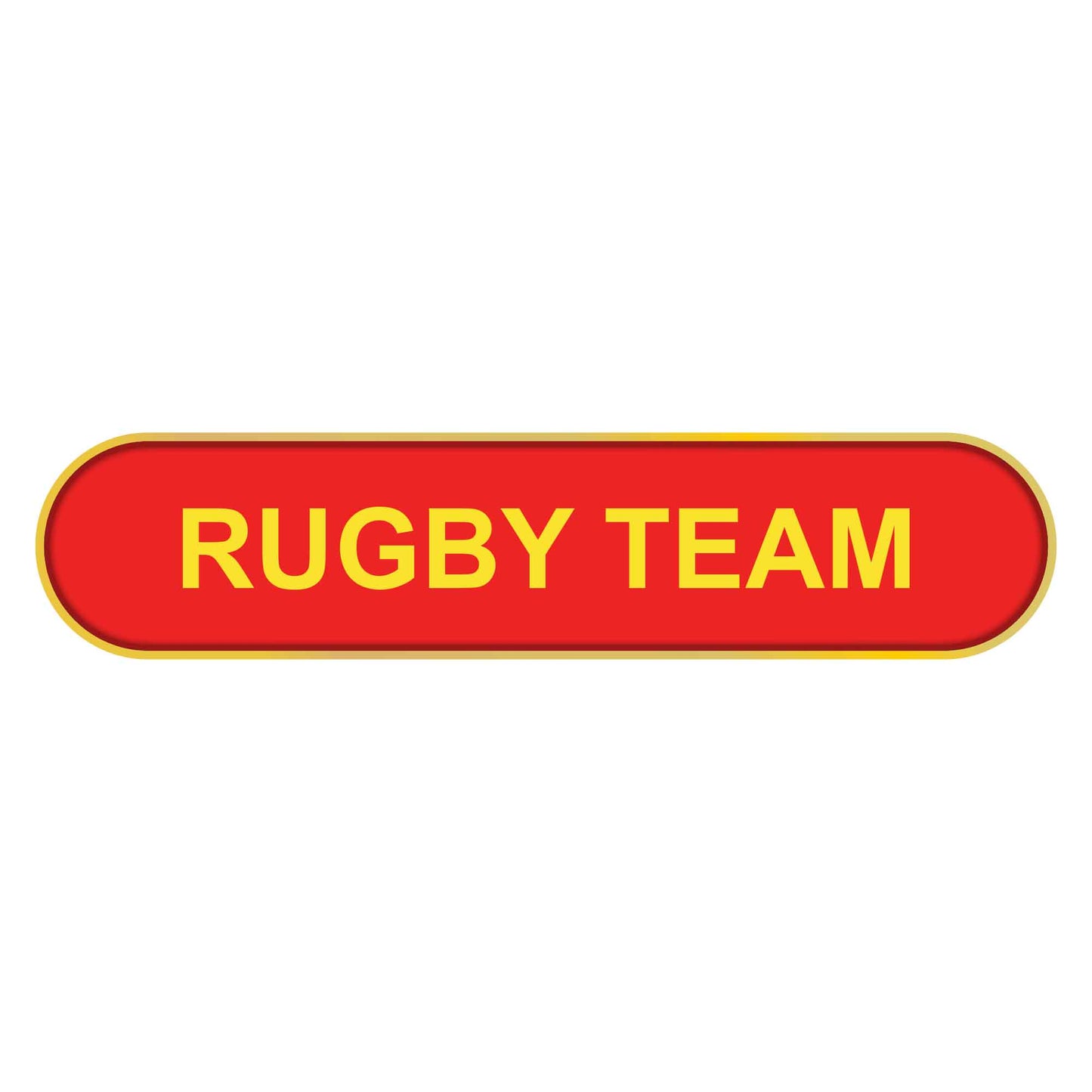 Blue Rugby Team Bar Badge