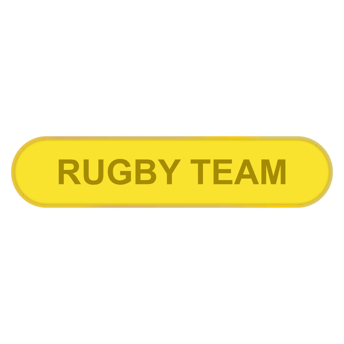 Blue Rugby Team Bar Badge