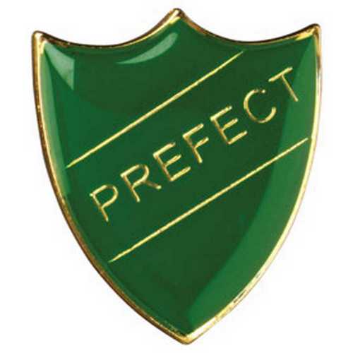 SCHOOL SHIELD BADGE (PREFECT) BLUE - 1.25in