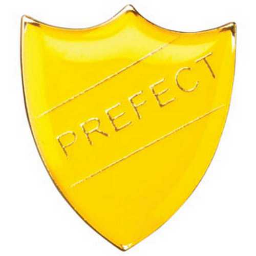 SCHOOL SHIELD BADGE (PREFECT) BLUE - 1.25in