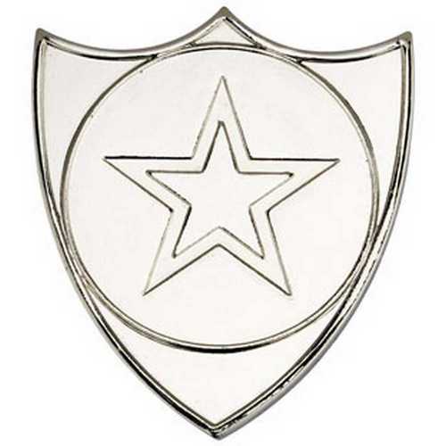 SHIELD BADGE (1in CENTRE) BRONZE - 1.5in