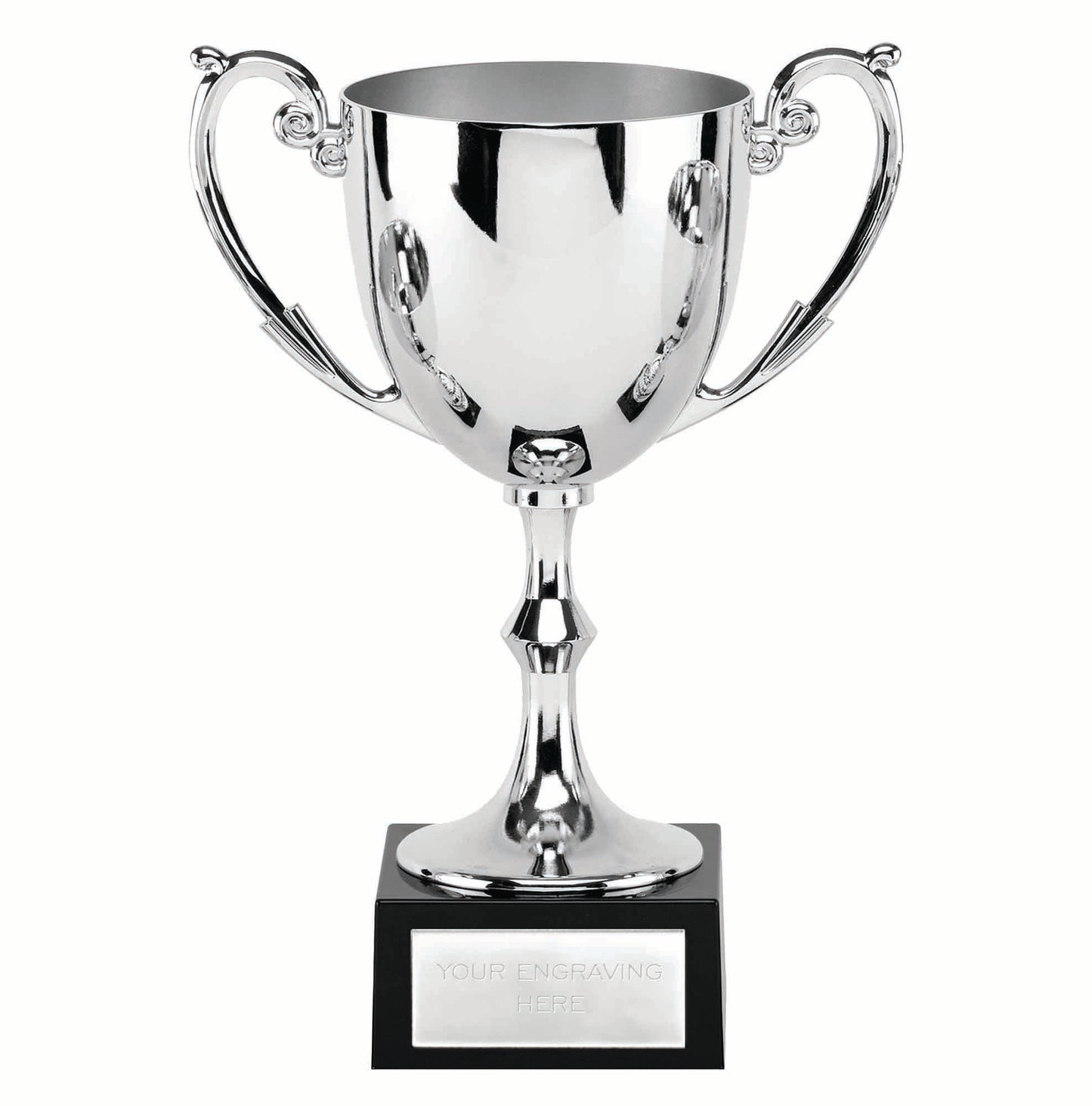 Silver Recognition Cast Cup on a Marble Base 13cm (5 1/8")