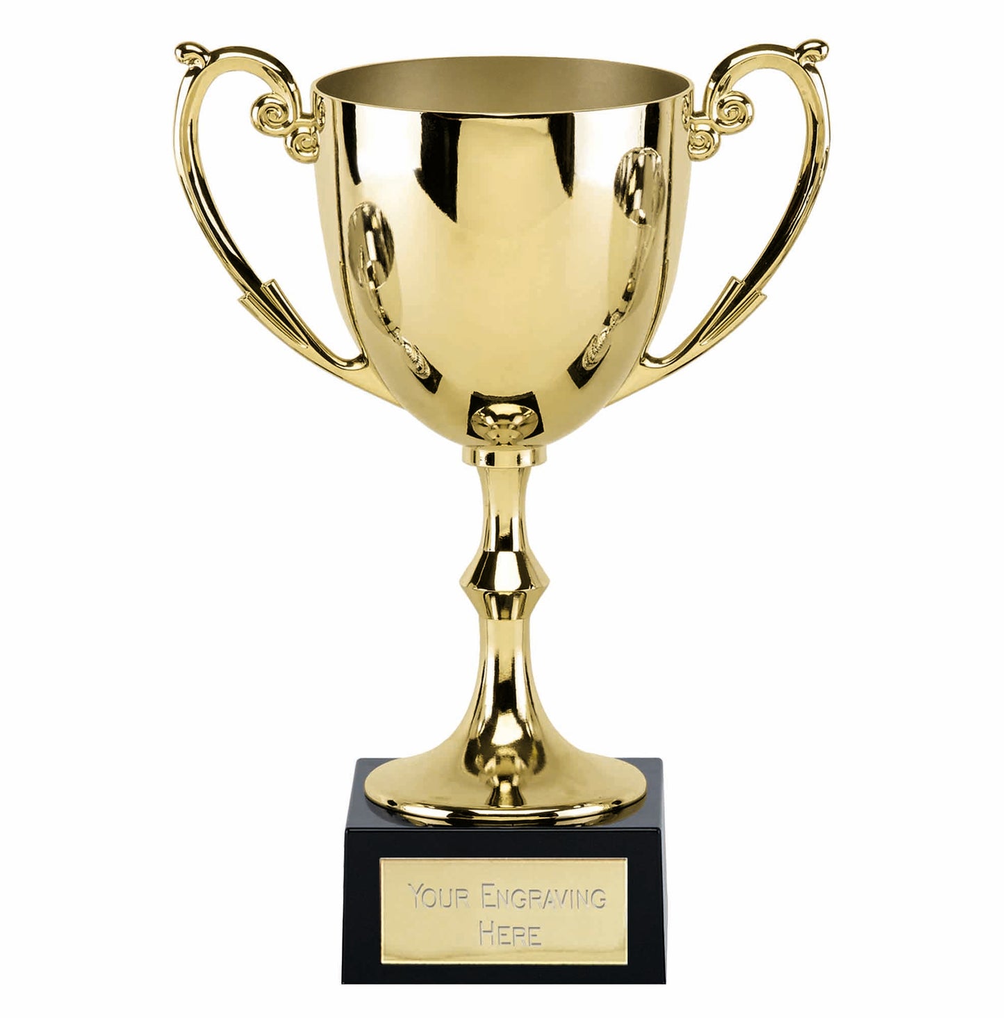 Gold Recognition Cast Cup on a Marble Base 17.5cm (7")