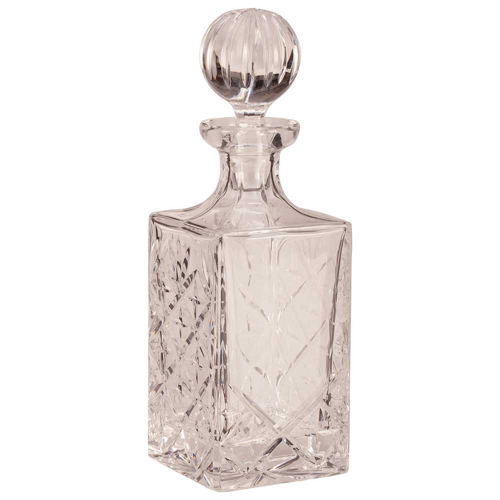 Lindisfarne Saint Bede Crystal Decanter