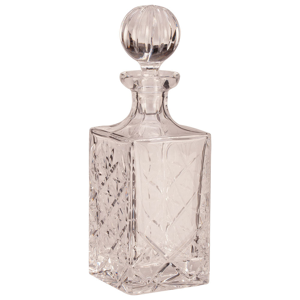 Lindisfarne Saint Bede Crystal Decanter