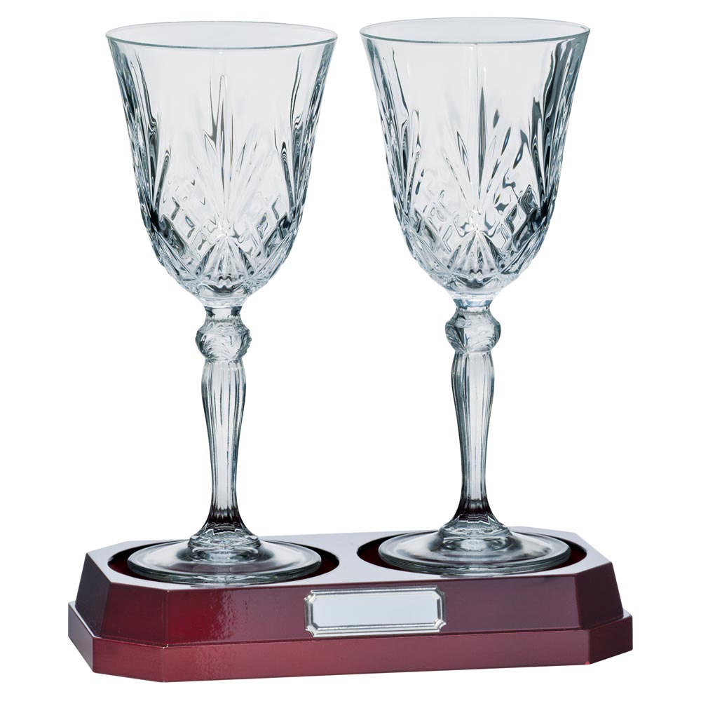Lindisfarne St Joseph Crystal Wine Glass