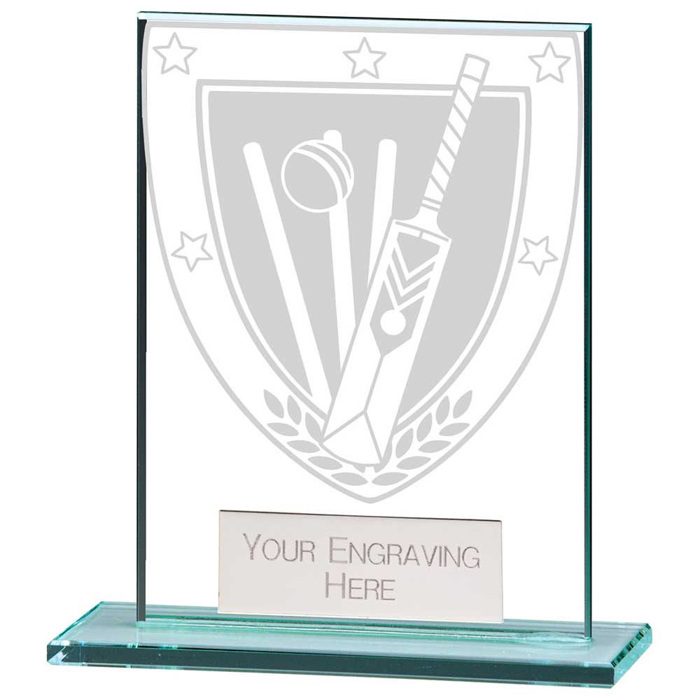 Millennium Cricket Jade Glass Award