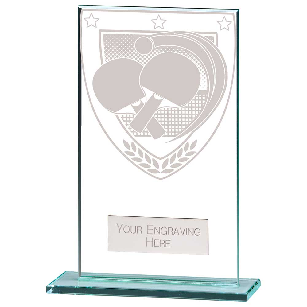 Millennium Table Tennis Jade Glass Award