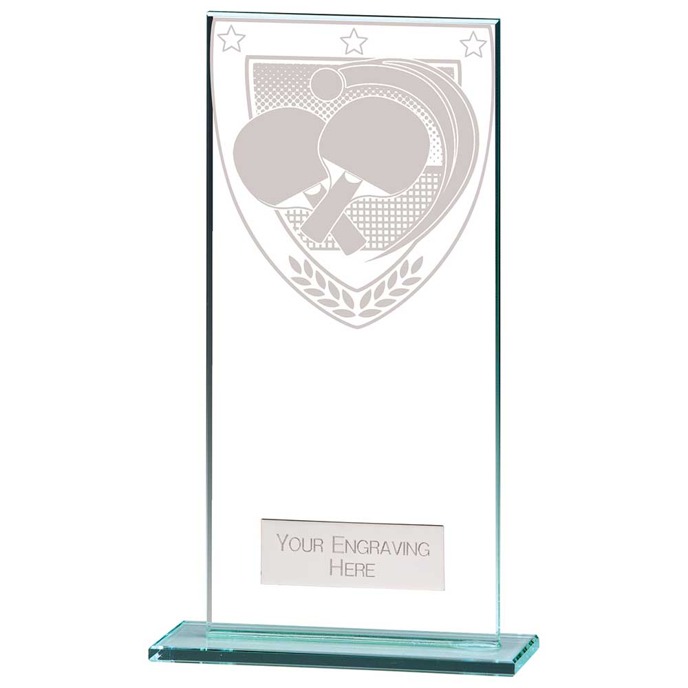 Millennium Table Tennis Jade Glass Award
