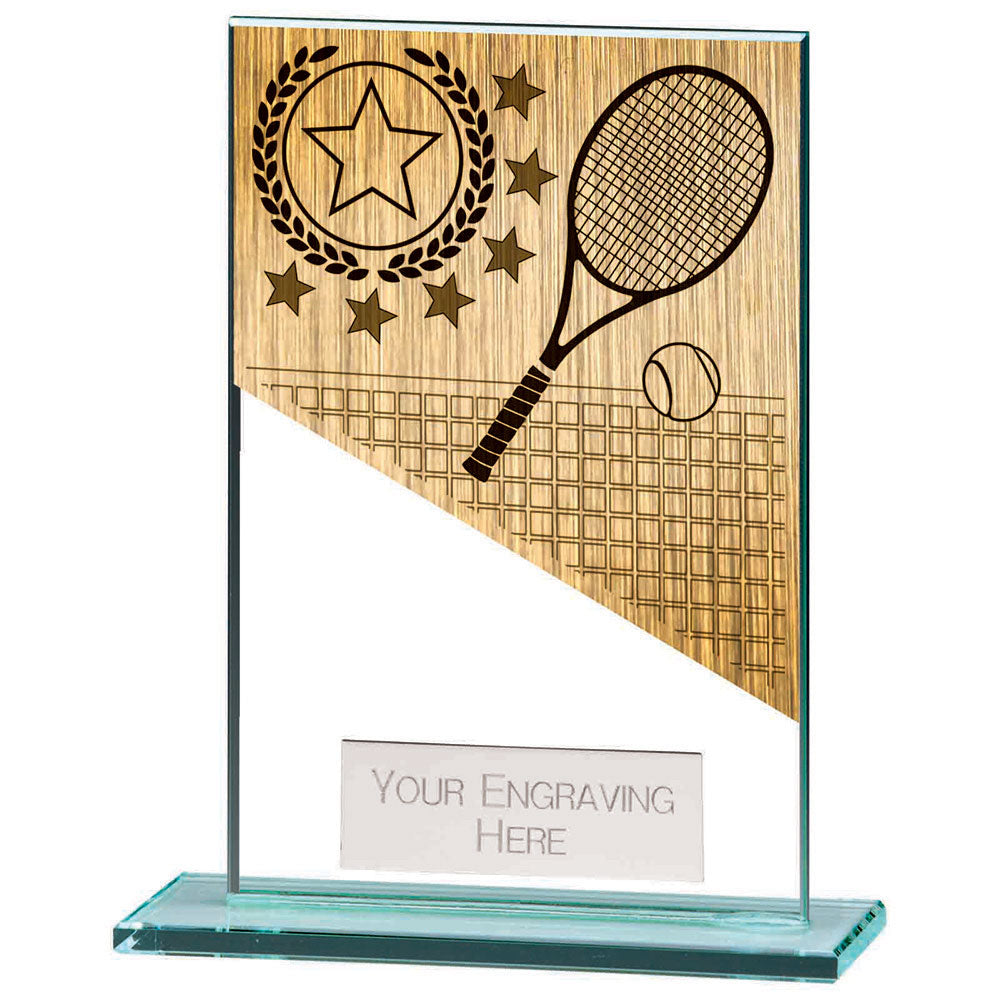 Mustang Tennis Jade Glass Award