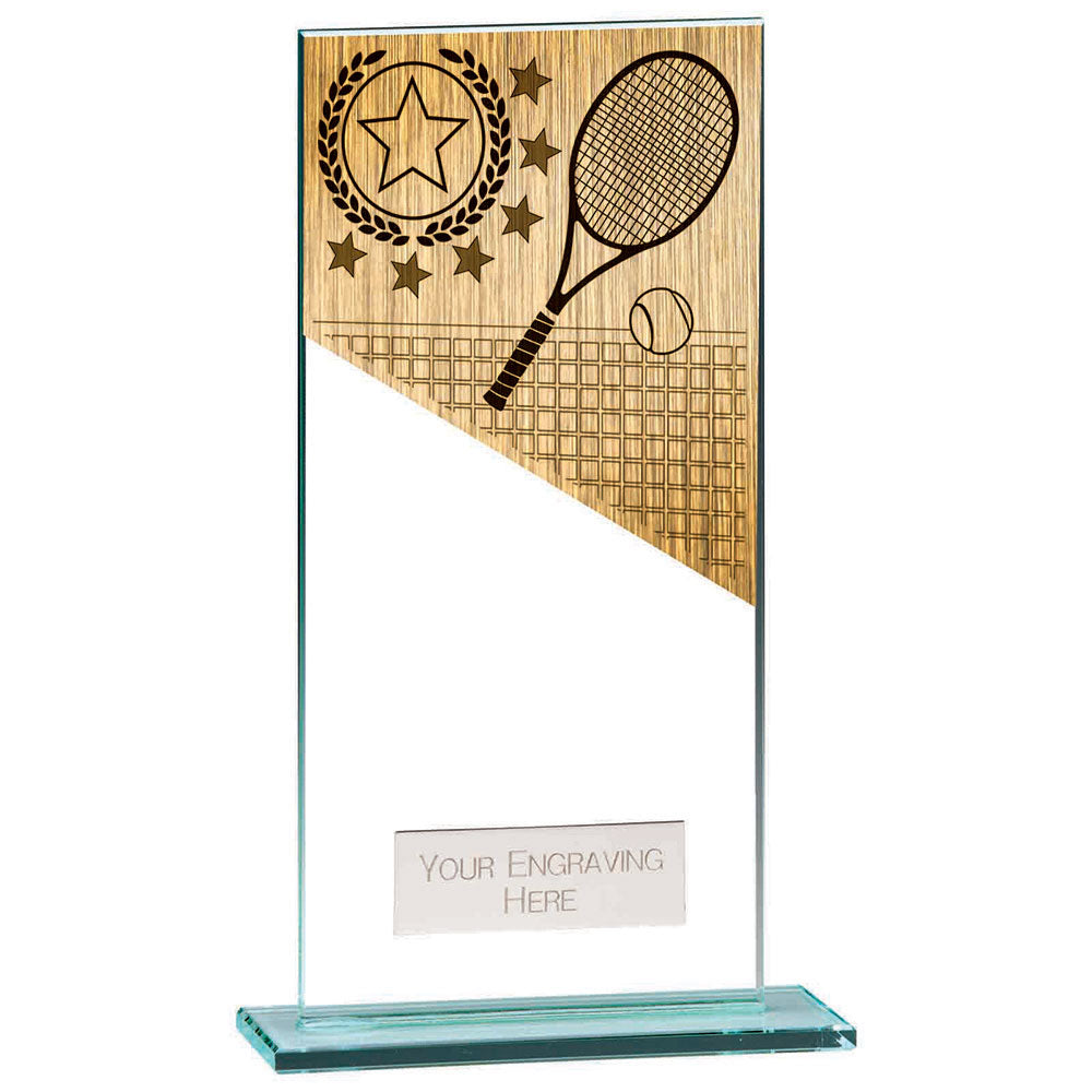 Mustang Tennis Jade Glass Award