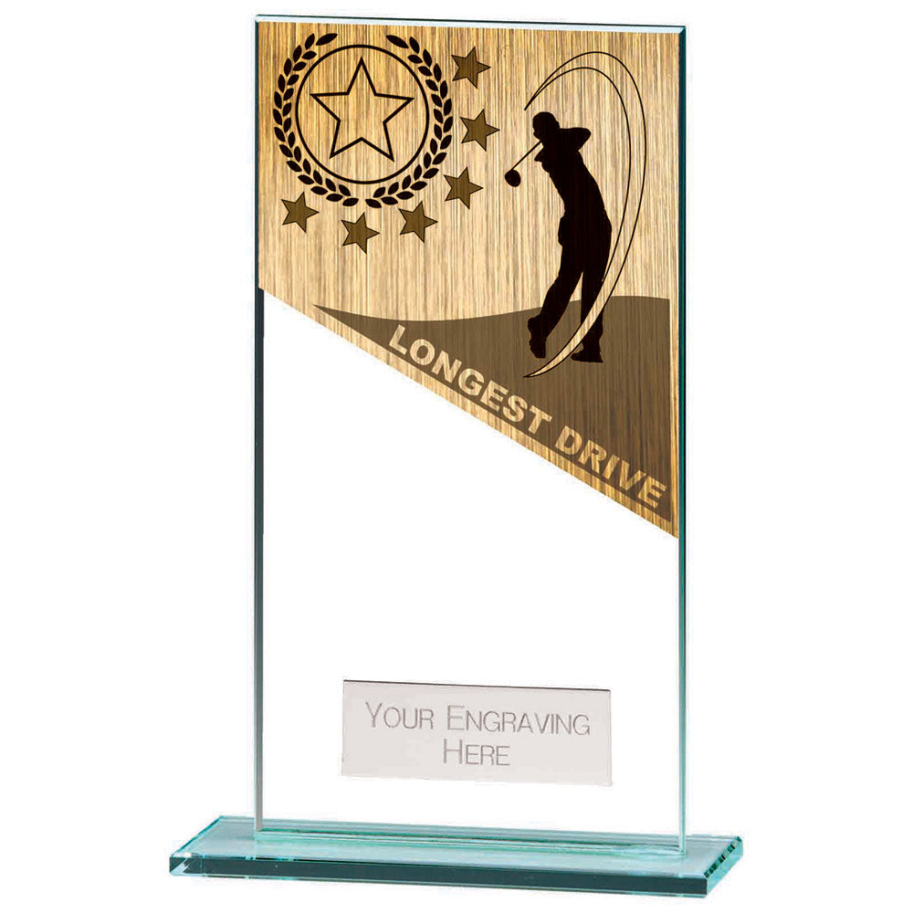 Mustang Longest Drive Jade Glass Award