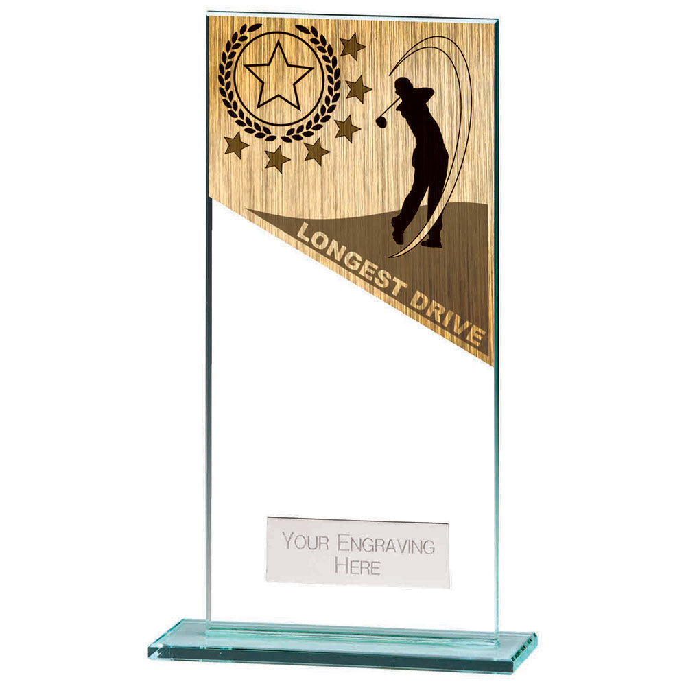Mustang Longest Drive Jade Glass Award