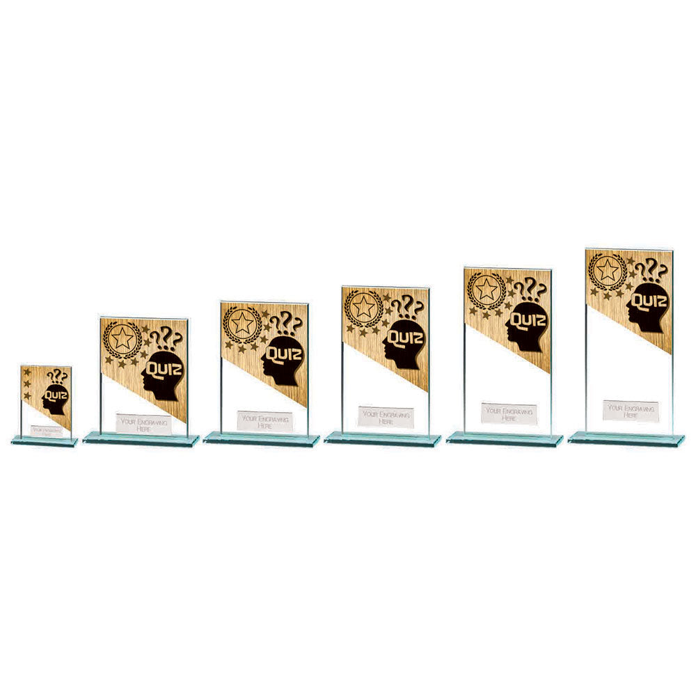 Mustang Quiz Jade Glass Award