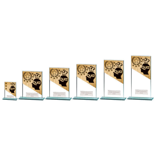 Mustang Quiz Jade Glass Award