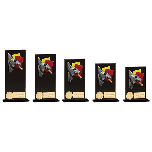 Hero Referee Glass Award Jet Black