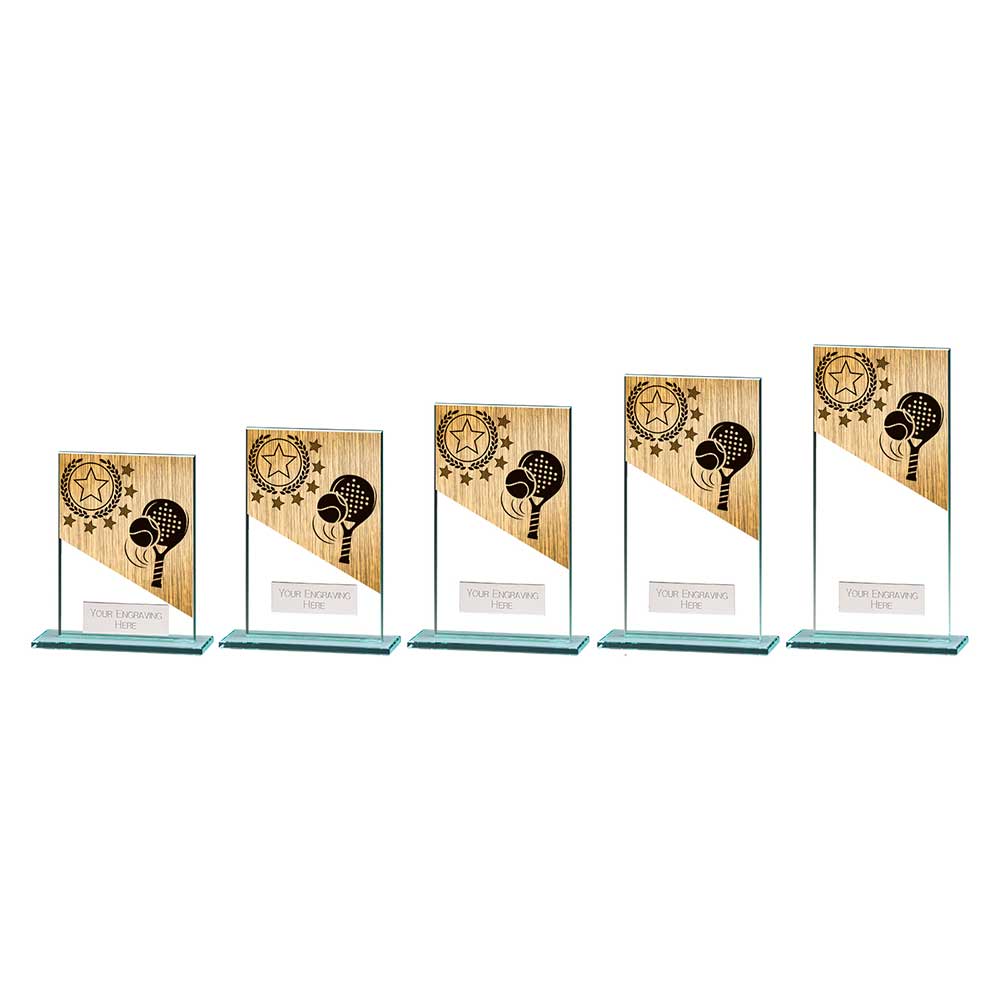 Mustang Padel Jade Glass Award
