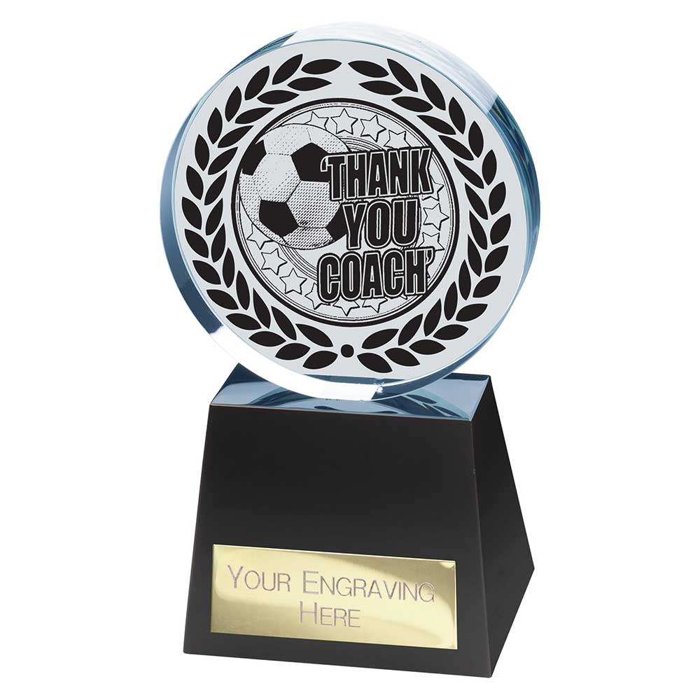 Emperor Thank You Coach Crystal Award