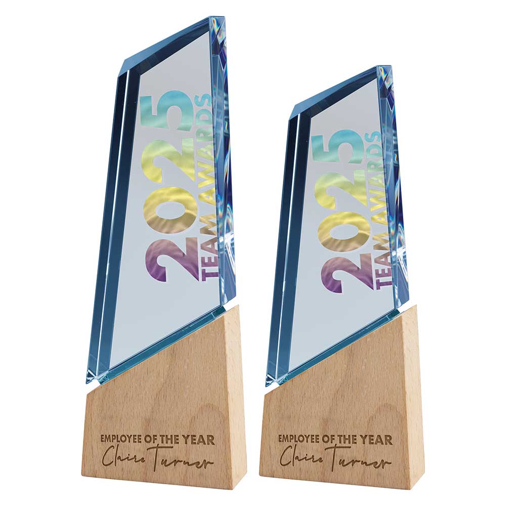 Mountain Peak Glass Award