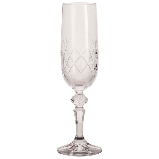 Lindisfarne Orco Crystal Champagne Glass