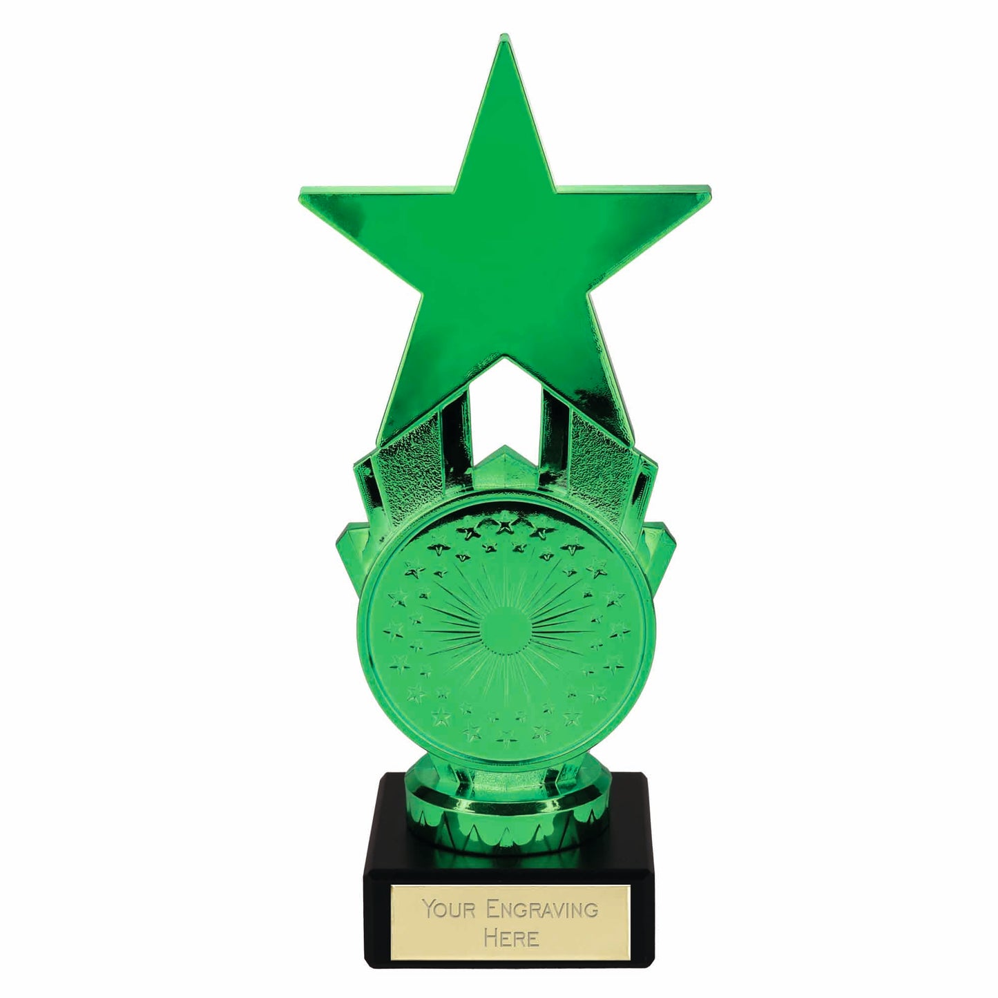 Green Custom Logo Star Spangled Award Star 17cm (6 3/4")
