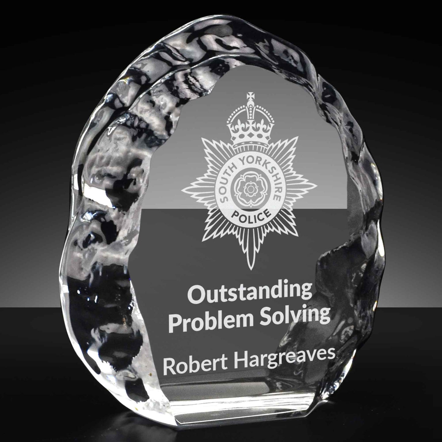 Iceberg Block Crystal Award 9cm (3 1/2")