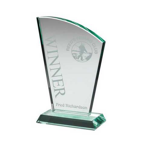 JADE GLASS SAIL PLAQUE (15mm THICK)