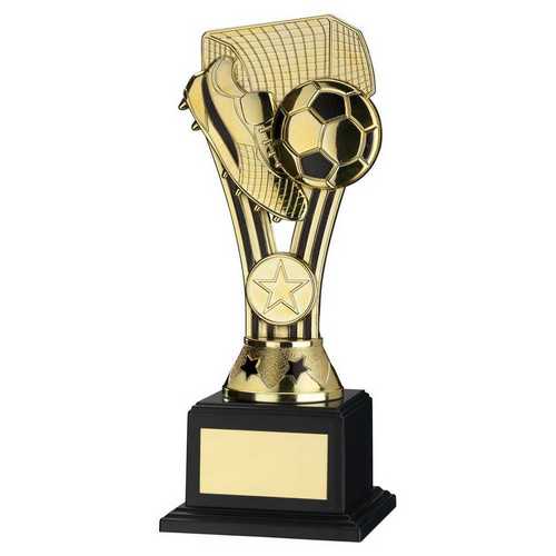 GOLD/BLACK PLASTIC 'WEMBLEY' FIGURE ON BASE (1in CEN)
