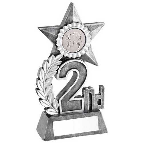 LEAF AND STAR AWARD WITH ATHLETICS INSERT AND PLATE