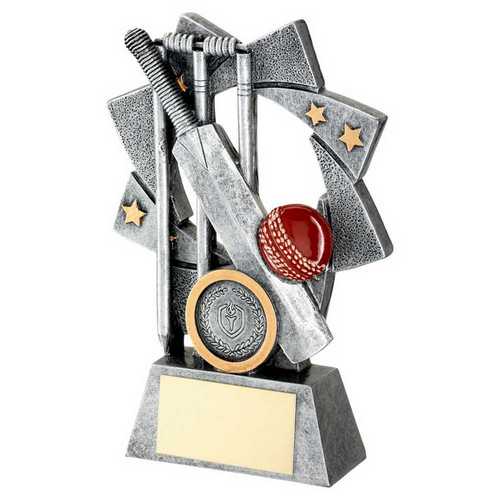 PEW/GOLD/RED CRICKET STAR SPIRAL WITH PLATE (1in CENTRE)