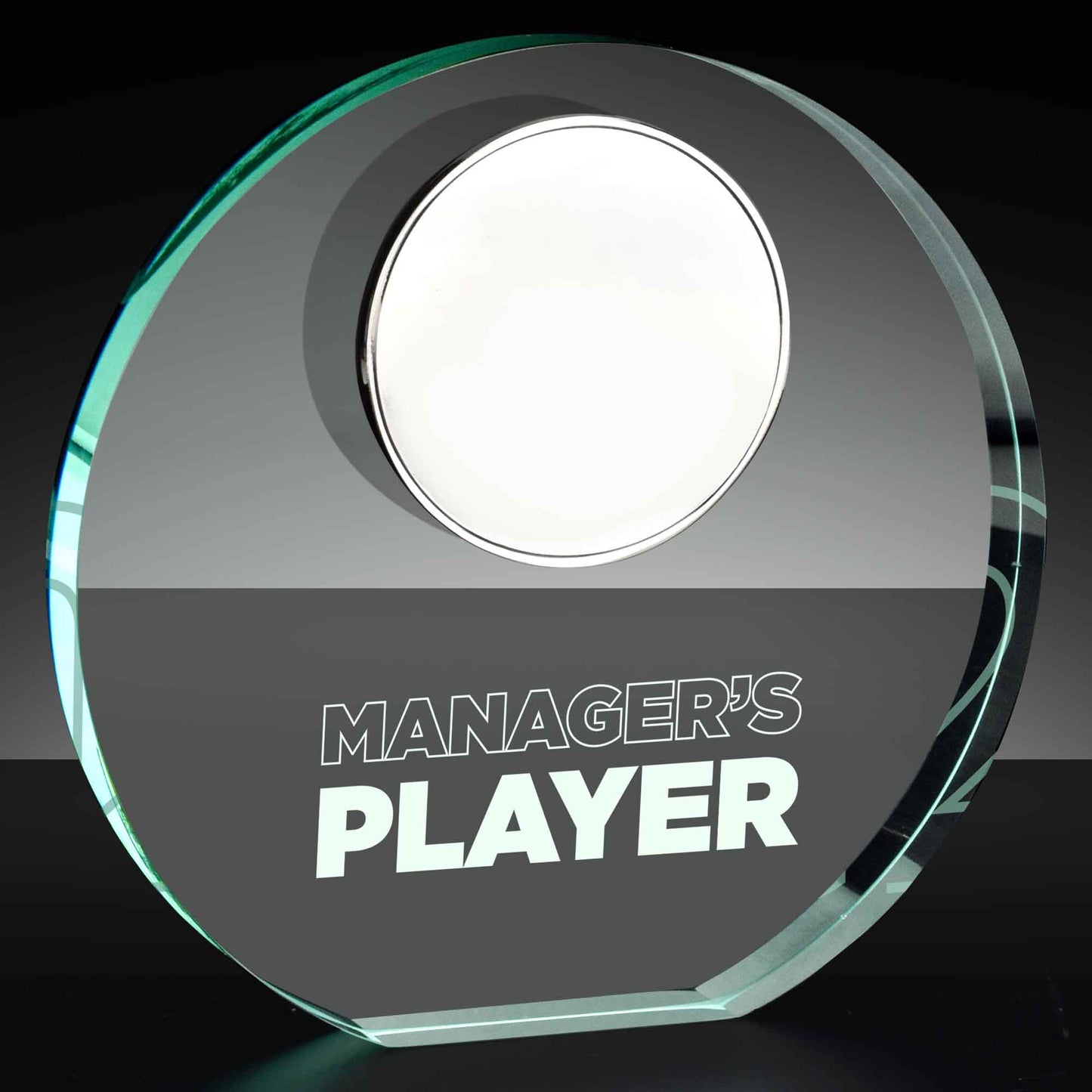 Poppy Managers Player Jade Glass 12cm (4 3/4")
