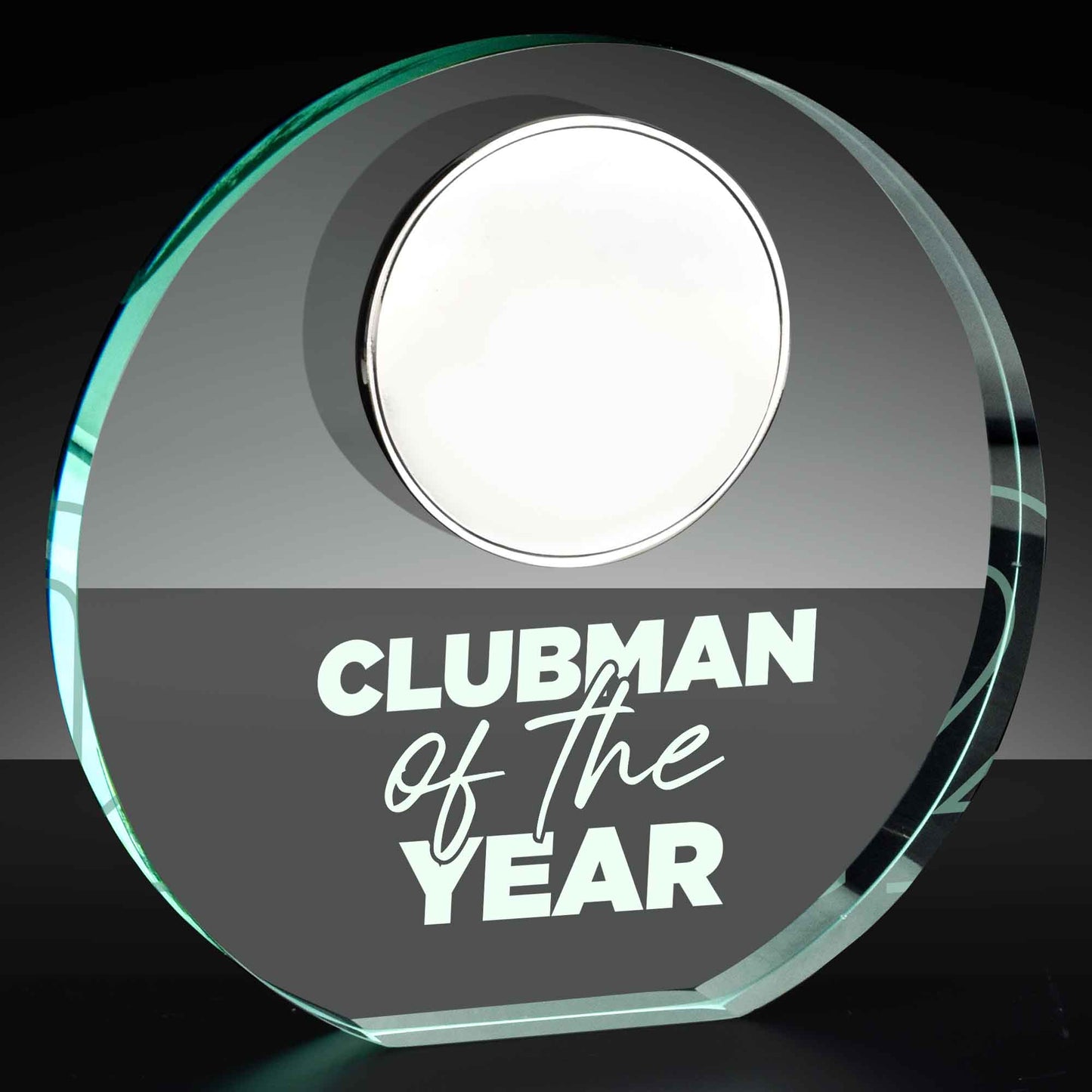 Poppy Clubman of the Year Jade Glass 12cm (4 3/4")