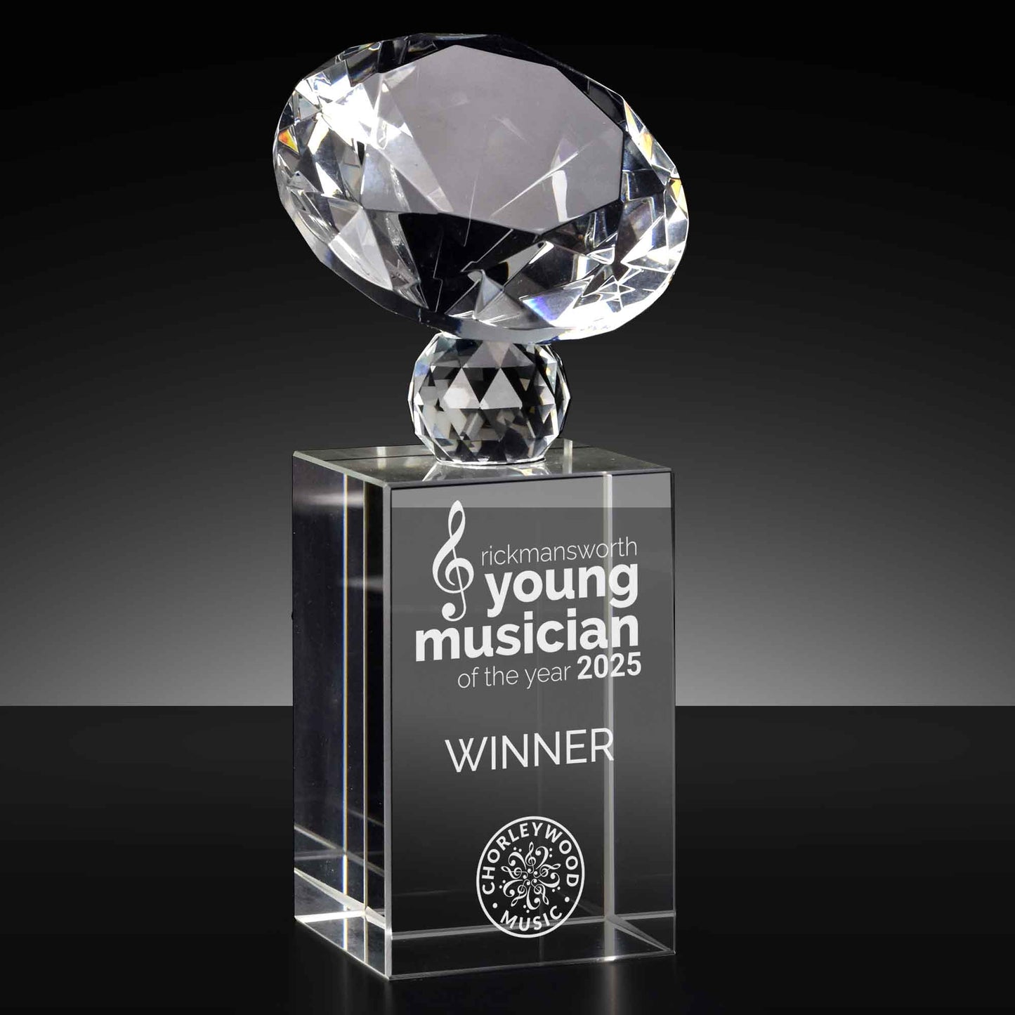 Highline Podium Diamond Crystal Award 12.5cm (5")