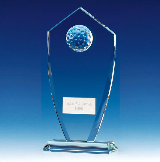 Flared Peak Body Glass Golf Award 17.5cm (7")