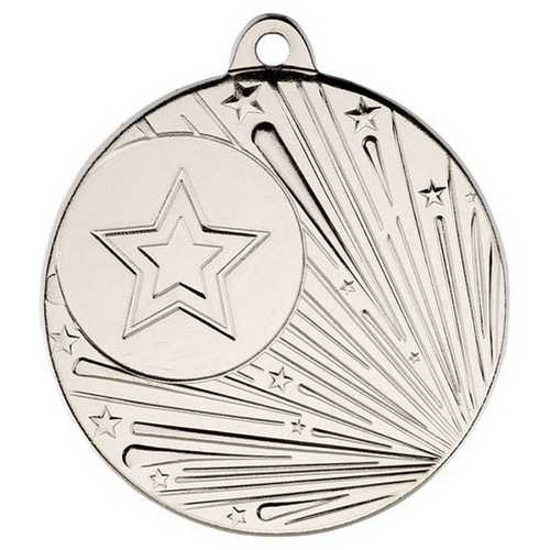 SHOOTING STAR MEDAL (1in CENTRE) BRONZE - 2in