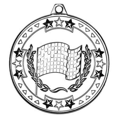 MOTOR SPORT TRI STAR MEDAL BRONZE - 2in