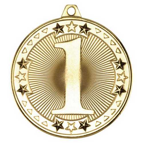 TRI STAR MEDAL 3RD BRONZE - 2in