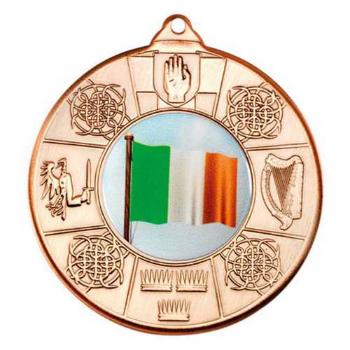 FOUR PROVINCES MEDAL (1in CENTRE) BRONZE - 2in