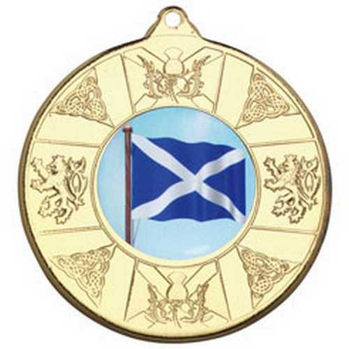 SCOTLAND MEDAL (1in CENTRE) BRONZE - 2in